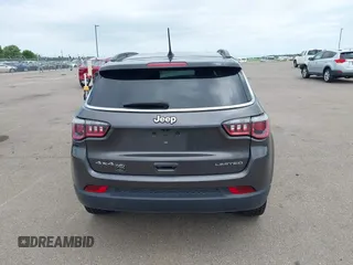 2017 Jeep Compass Limited z VIN 3C4NJDCB3HT680126, wystawiony jako IAAI lot #42556868 z przebiegiem 88 369 mil mil oraz . Historia ofert i sprzedaży dostępna na DreamBid. Obrazek 16.