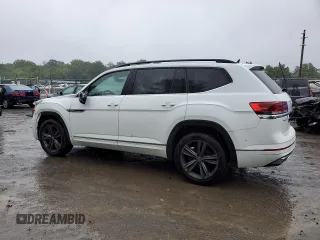 2021 Volkswagen Atlas SE with VIN 1V2RR2CA7MC611353, listed as a Copart auction lot 57562115 with 91,619 mi miles and Salvage title. Bid and sale history available at DreamBid. Image 2.