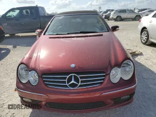 2005 Mercedes-Benz CLK-Class 5.0L with VIN WDBTK75J15F146508, listed as a Copart auction lot 77762524 with 0 mi miles and Salvage Title. Bid and sale history available at carsss.com. Image 5.