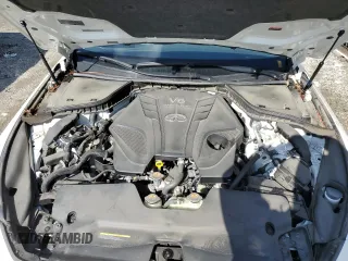 2023 Infiniti Q50 Luxe with VIN JN1EV7BP6PM511826, listed as a Copart auction lot 86655224 with 23,681 mi miles and Salvage Title. Bid and sale history available at DreamBid. Image 11.