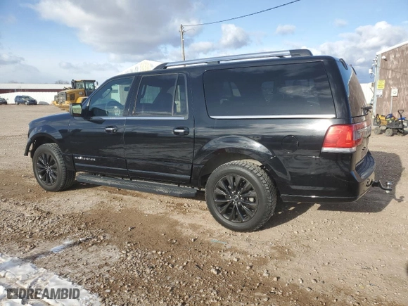 2017 Lincoln Navigator L Select with VIN 5LMJJ3JT9HEL09307, listed as a Copart auction lot 83561414 with 98,386 mi miles and Salvage Title. Bid and sale history available at carsss.com. Image 2.