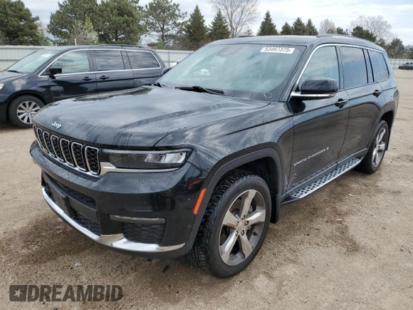 2021 Jeep Grand Cherokee Limited with VIN 1C4RJJBG9M8100545, listed as a Copart auction lot 53467375 with 40,432 mi miles and Salvage title. Bid and sale history available at DreamBid. Image 1.