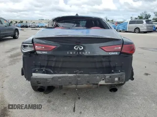 2018 Infiniti Q60 Sport with VIN JN1EV7EL0JM390193, listed as a Copart auction lot 75081554 with 62,331 mi miles and Salvage title. Bid and sale history available at DreamBid. Image 6.