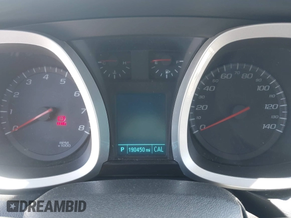 2015 Chevrolet Equinox LT with VIN 2GNALCEK9F6159162, listed as a IAAI auction lot 41881377 with 190,450 mi miles. Bid and sale history available at carsss.com. Image 7.