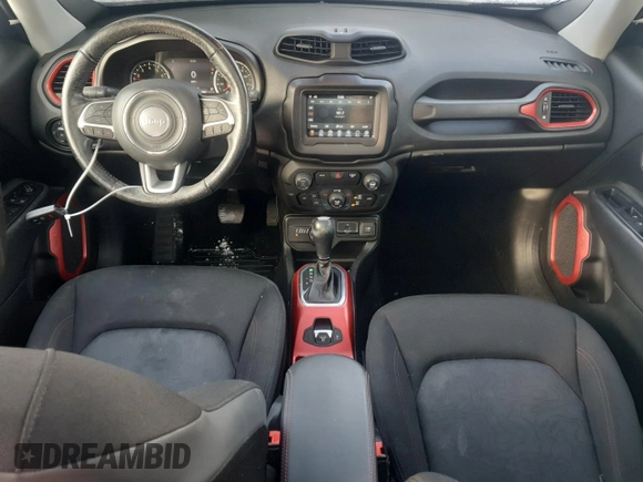 2018 Jeep Renegade Trailhawk with VIN ZACCJBCB8JPH16594, listed as a Copart auction lot 88580285 with 103,203 mi miles and Clean title. Bid and sale history available at DreamBid. Image 8.