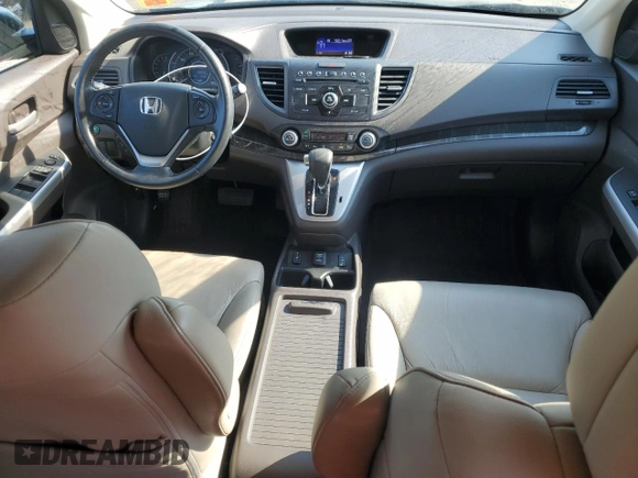 2012 Honda CR-V EX-L with VIN 2HKRM4H78CH612331, listed as a Copart auction lot 62383725 with 208,658 mi miles and Salvage title. Bid and sale history available at DreamBid. Image 8.