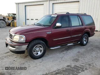 1997 Ford Expedition XLT z VIN 1FMEU1769VLA52643, wystawiony jako Copart lot #42248965 z przebiegiem 234 536 mil mil oraz Szkoda całkowita • Salvage title. Historia ofert i sprzedaży dostępna na DreamBid. Obrazek 1.