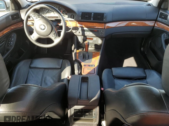 2002 BMW 5 Series 530iA with VIN WBADT63422CH97797, listed as a Copart auction lot 47235655 with 133,286 mi miles and Salvage Title. Bid and sale history available at carsss.com. Image 8.