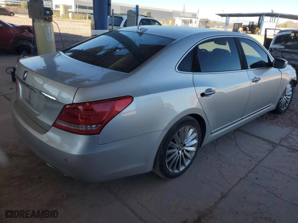 2014 Hyundai Equus Ultimate with VIN KMHGH4JH8EU080596, listed as a Copart auction lot 42102015 with NaN miles and Salvage Title. Bid and sale history available at carsss.com. Image 3.