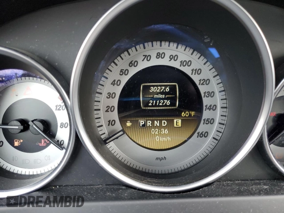 2012 Mercedes-Benz C 300 Sport with VIN WDDGF8BB3CA612868, listed as a Copart auction lot 49357675 with 211,276 mi miles and Non repairable. Bid and sale history available at DreamBid. Image 9.