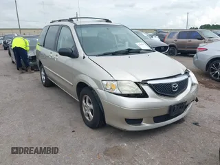 2002 Mazda MPV LX с VIN JM3LW28A720303887, выставлен на аукционе IAAI как лот 42592381 с пробегом 154 709 миль миль и . История ставок и продаж доступна на DreamBid. Изображение 1.