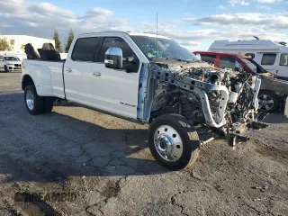 2022 Ford Super Duty F-450 DRW XL with VIN 1FT8W4DT8NEF04934, listed as a Copart auction lot 86050464 with 38,928 mi miles and Salvage Title. Bid and sale history available at carsss.com. Image 4.