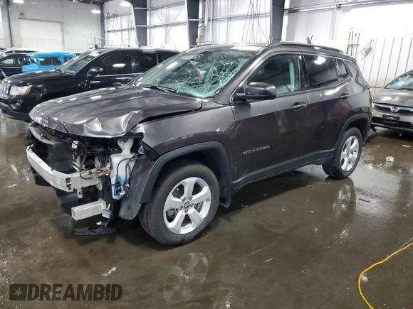 2020 Jeep Compass Latitude с VIN 3C4NJDBB7LT149974, выставлен на аукционе Copart как лот 56726245 с пробегом 63 400 миль миль и Списание • Salvage title. История ставок и продаж доступна на DreamBid. Изображение 1.