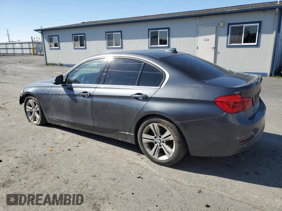 2017 BMW 3 Series 330i xDrive with VIN WBA8D9C57HK678308, listed as a Copart auction lot 54621445 with 92,654 mi miles and Salvage title. Bid and sale history available at DreamBid. Image 2.