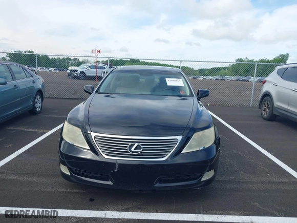 2007 Lexus LS 460 with VIN JTHBL46F775045497, listed as a IAAI auction lot 42088657 with 248,208 mi miles. Bid and sale history available at carsss.com. Image 12.