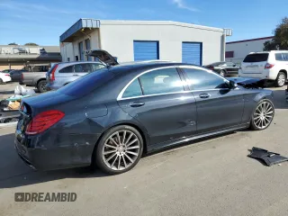 2016 Mercedes-Benz S 550 with VIN WDDUG8CB2GA221960, listed as a Copart auction lot 87473334 with Not Provided miles and Salvage Title. Bid and sale history available at carsss.com. Image 3.