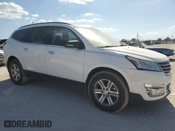 2016 Chevrolet Traverse LT with VIN 1GNKRGKD8GJ156032, listed as a Copart auction lot 52242535 with 95,818 mi miles and Non Repairable. Bid and sale history available at carsss.com. Image 4.