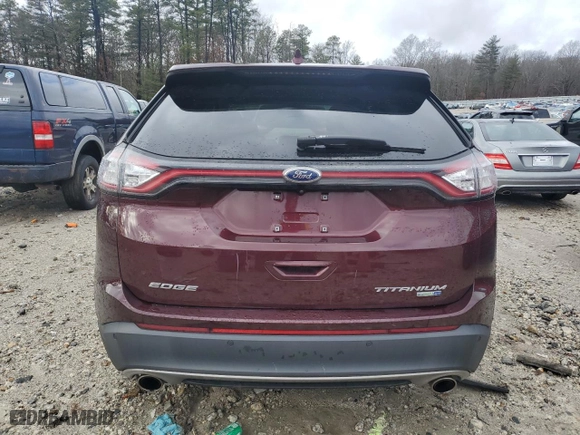 2018 Ford Edge Titanium with VIN 2FMPK4K92JBC22921, listed as a Copart auction lot 85196314 with 77,828 mi miles and Salvage Title. Bid and sale history available at carsss.com. Image 6.