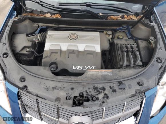 2010 Cadillac SRX Luxury Collection with VIN 3GYFNAEY6AS622400, listed as a Copart auction lot 44059435 with 108,966 mi miles and Salvage Title. Bid and sale history available at carsss.com. Image 12.