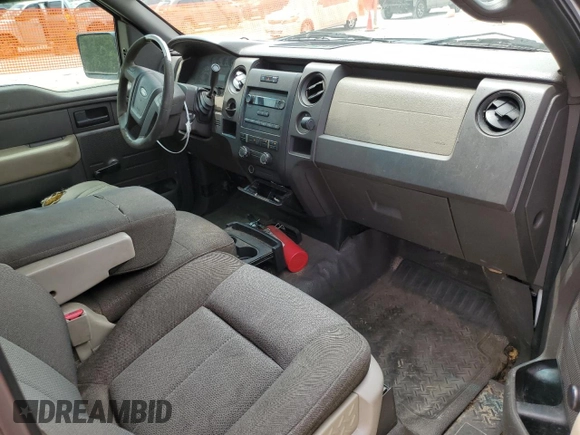 2009 Ford F-150 XL with VIN 1FTRF12W89KB56933, listed as a Copart auction lot 61101415 with 189,462 mi miles and Salvage title. Bid and sale history available at DreamBid. Image 8.