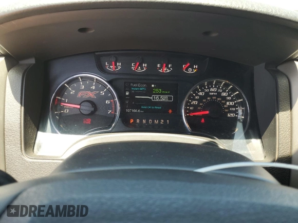 2012 Ford F-150 XL with VIN 1FTFX1EF5CFA48040, listed as a Copart auction lot 59801405 with 197,166 mi miles and Salvage title. Bid and sale history available at DreamBid. Image 9.