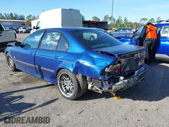 2002 BMW M5 z VIN WBSDE93452CF91641, wystawiony jako IAAI lot #41729177 z przebiegiem 139 360 mil mil oraz . Historia ofert i sprzedaży dostępna na DreamBid. Obrazek 3.