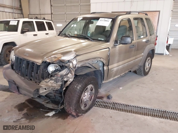 2006 Jeep Liberty Sport with VIN 1J4GL48K86W230792, listed as a IAAI auction lot 41378061 with 142,659 mi miles. Bid and sale history available at carsss.com. Image 17.