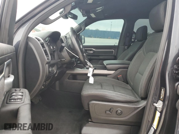 2019 Ram 1500 Big Horn/Lone Star with VIN 1C6SRFFT2KN782429, listed as a Copart auction lot 48110275 with 56,978 mi miles and Salvage Title. Bid and sale history available at carsss.com. Image 7.