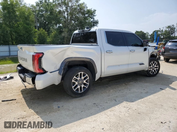 2022 Toyota Tundra 1794 Edition with VIN 5TFMA5DB8NX045273, listed as a Copart auction lot 59119765 with 37,454 mi miles and Non repairable. Bid and sale history available at DreamBid. Image 3.