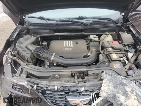 2021 Cadillac XT5 FWD Luxury with VIN 1GYKNAR46MZ120144, listed as a Copart auction lot 85758424 with 39,471 mi miles and Salvage Title. Bid and sale history available at carsss.com. Image 12.
