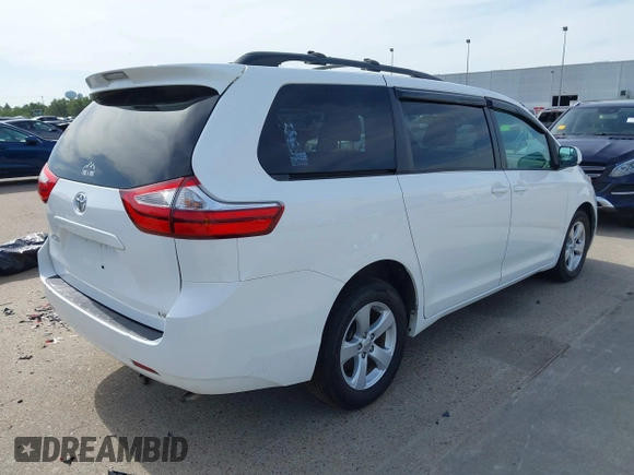 2016 Toyota Sienna LE AAS with VIN 5TDKK3DC0GS707292, listed as a IAAI auction lot 42266246 with 191,527 mi miles and . Bid and sale history available at DreamBid. Image 4.