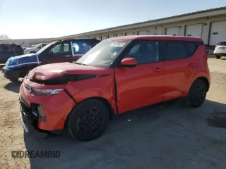 2020 Kia Soul LX with VIN KNDJ23AU0L7705801, listed as a Copart auction lot 48470975 with 115,882 mi miles and Salvage Title. Bid and sale history available at carsss.com. Image 1.