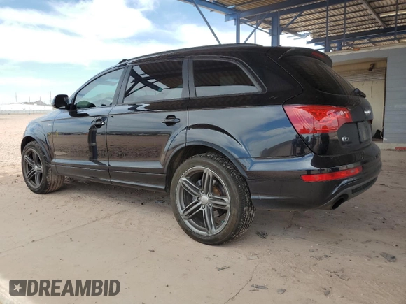 2012 Audi Q7 S line z VIN WA1DGAFE2CD008825, wystawiony jako Copart lot #58565735 z przebiegiem 127 497 mil mil oraz Czysty tytuł • Clean title. Historia ofert i sprzedaży dostępna na DreamBid. Obrazek 2.