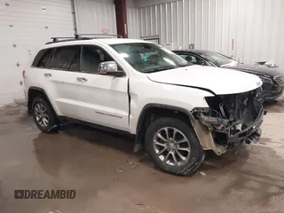 2016 Jeep Grand Cherokee Limited z VIN 1C4RJFBG4GC493501, wystawiony jako IAAI lot #41565160 z przebiegiem 132 240 mil mil oraz . Historia ofert i sprzedaży dostępna na DreamBid. Obrazek 1.
