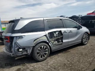 2022 Honda Odyssey EX-L with VIN 5FNRL6H78NB030228, listed as a Copart auction lot 52140365 with 40,607 mi miles and Salvage Title. Bid and sale history available at DreamBid. Image 3.