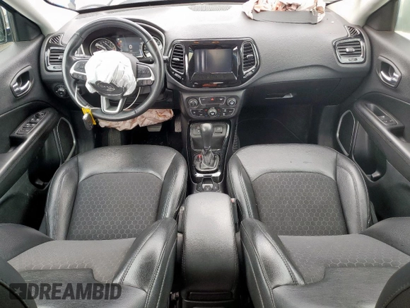 2019 Jeep Compass Latitude with VIN 3C4NJCBB0KT715532, listed as a Copart auction lot 55669805 with 78,036 mi miles and Salvage title. Bid and sale history available at DreamBid. Image 8.