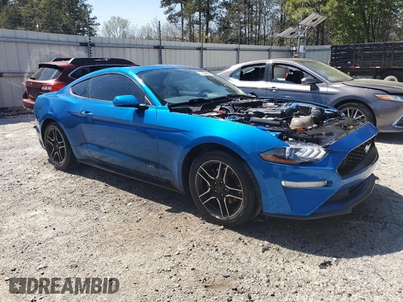 2019 Ford Mustang EcoBoost with VIN 1FA6P8TH7K5135266, listed as a Copart auction lot 49421375 with 80,591 mi miles and Clean Title. Bid and sale history available at carsss.com. Image 4.