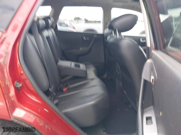 2006 Nissan Murano SL with VIN JN8AZ08W96W507878, listed as a IAAI auction lot 40136394 with 1 mi miles. Bid and sale history available at carsss.com. Image 8.