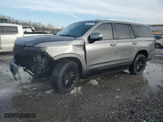 2021 Cadillac Escalade Premium Luxury with VIN 1GYS4BKL8MR197141, listed as a Copart auction lot 41915145 with 104,603 mi miles and Salvage Title. Bid and sale history available at carsss.com. Image 1.