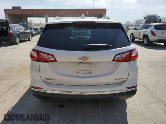 2021 Chevrolet Equinox Premier z VIN 3GNAXNEV6MS115077, wystawiony jako Copart lot #53614425 z przebiegiem 50 438 mil mil oraz Szkoda całkowita • Salvage title. Historia ofert i sprzedaży dostępna na DreamBid. Obrazek 6.