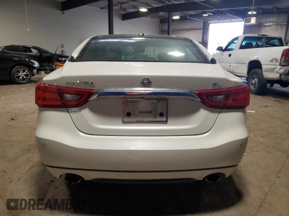 2017 Nissan Maxima S with VIN 1N4AA6AP7HC371446, listed as a Copart auction lot 54222095 with 82,760 mi miles and Salvage Title. Bid and sale history available at DreamBid. Image 6.