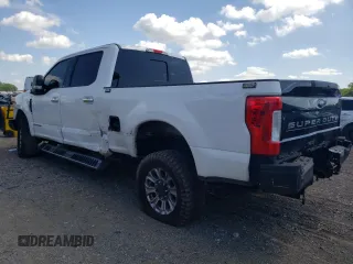 2017 Ford F-250 Lariat with VIN 1FT7W2BT8HED16552, listed as a Copart auction lot 62706195 with 371,638 mi miles and Salvage title. Bid and sale history available at DreamBid. Image 2.