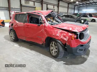 2018 Jeep Renegade Latitude with VIN ZACCJABB8JPG93233, listed as a Copart auction lot 58553795 with Not provided miles and Non repairable. Bid and sale history available at DreamBid. Image 4.