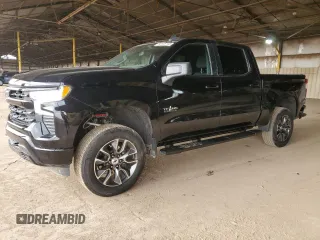 2024 Chevrolet Silverado 1500 RST with VIN 2GCPADED4R1128824, listed as a Copart auction lot 53145145 with 11,978 mi miles and Salvage Title. Bid and sale history available at carsss.com. Image 1.