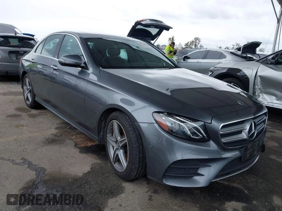 2018 Mercedes-Benz E-Class E 300 with VIN WDDZF4JB7JA337702, listed as a IAAI auction lot 41713178 with 1 mi miles. Bid and sale history available at carsss.com. Image 1.