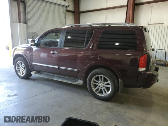 2014 Nissan Armada Platinum z VIN 5N1BA0NFXEN610416, wystawiony jako Copart lot #74033474 z przebiegiem 151 302 mil mil oraz Szkoda całkowita • Salvage title. Historia ofert i sprzedaży dostępna na DreamBid. Obrazek 2.