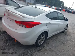2013 Hyundai Elantra GLS PZEV with VIN 5NPDH4AE5DH278400, listed as a IAAI auction lot 41446886 with 183,429 mi miles. Bid and sale history available at carsss.com. Image 4.