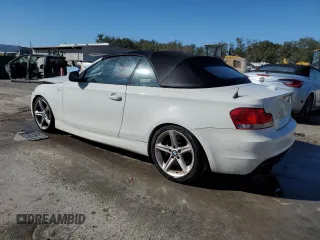 2011 BMW 1 Series 135i with VIN WBAUN7C55BVM24523, listed as a Copart auction lot 81636844 with 79,836 mi miles and Salvage Title. Bid and sale history available at DreamBid. Image 2.