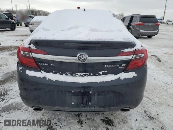 2014 Buick Regal Premium I with VIN 2G4GP5EX5E9242613, listed as a Copart auction lot 45985485 with 130,107 mi miles and Clean Title. Bid and sale history available at DreamBid. Image 6.