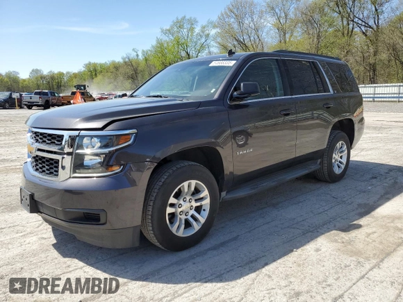 2015 Chevrolet Tahoe LT z VIN 1GNSKBKC6FR156951, wystawiony jako Copart lot #54666335 z przebiegiem 156 139 mil mil oraz Szkoda całkowita • Salvage title. Historia ofert i sprzedaży dostępna na DreamBid. Obrazek 1.